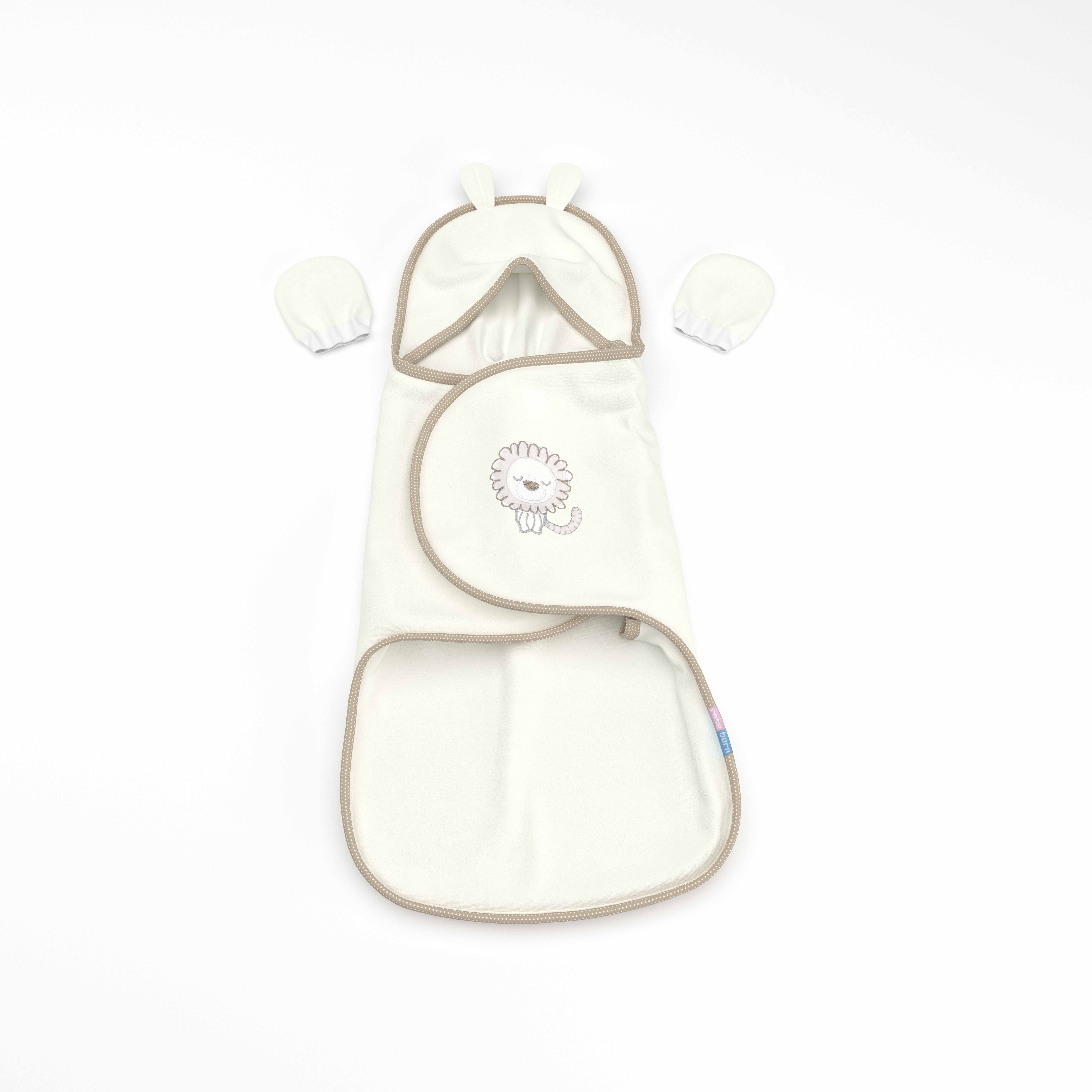 قنداق چسبی گلدوزی Lion Cubs